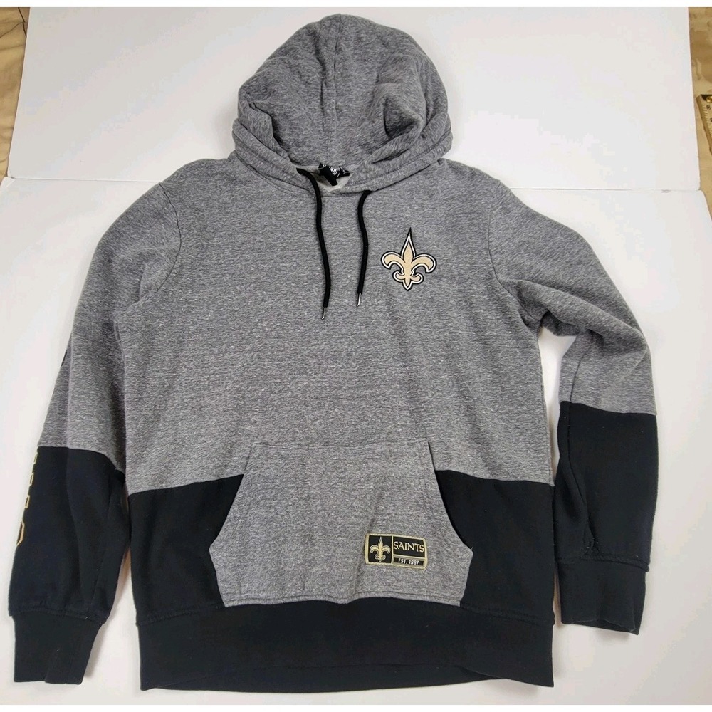New Orleans Saints NFL Team Apparel Size Medium Mens Hoodie